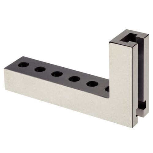 Suporte angular de fixação - EH 1012.100, EH 1112.400 series  - HALDER France - em aço / ranhurado / com ranhura em T