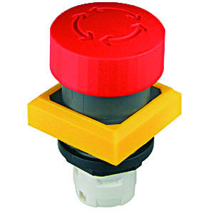 Botão de comando de freio de emergência - OKTRON® OKUVGB - Georg Schlegel GmbH & Co. KG - IP65 / IP67 / não luminoso