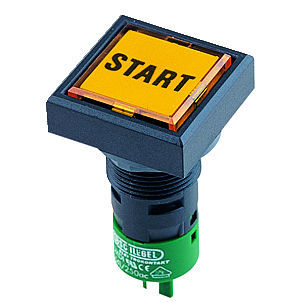 Botão de comando IP65 - QUARTRON® QXDI - Georg Schlegel GmbH & Co. KG - 1 NA / CC / CA