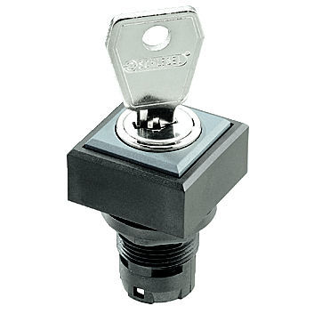 Interruptor de chave - QUARTRON® QXSSA12E - Georg Schlegel GmbH & Co. KG - IP65 / de parafusar / montado em painel