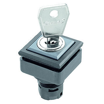 Interruptor de chave - QUARTRON-JUWEL® QXJSSA12E - Georg Schlegel GmbH & Co. KG - IP65 / montado em painel / não luminoso