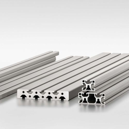 Perfil em alumínio anodizado - 7.0.000.01 - item industrial applications - plano / de molduras / para construção