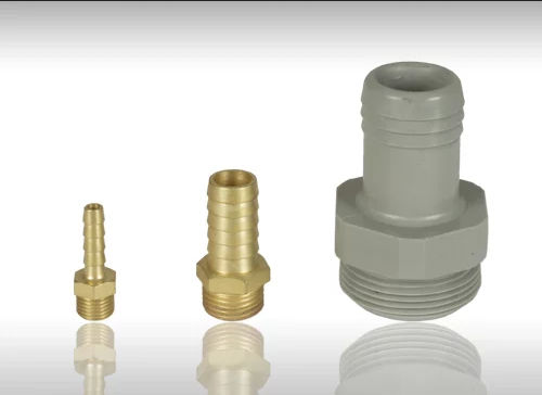 Niple em material plástico - WALTHER-PRÄZISION - em latão / com rosca / reto