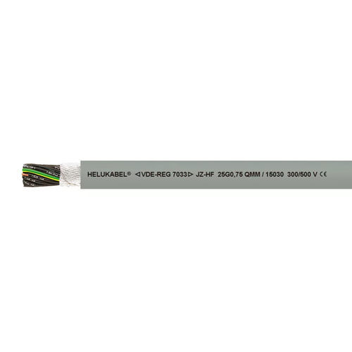 Cabo elétrico DIN - JZ-HF - HELUKABEL - retardante de chama / resistente a óleo / multifilamentos
