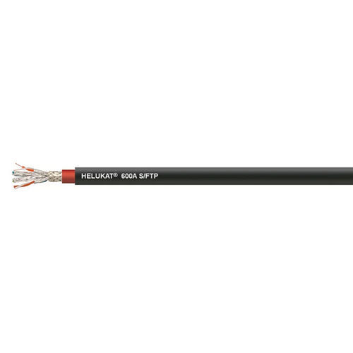 Cabo elétrico LAN - HELUKAT® 600A - HELUKABEL - S/FTP / em cobre / para rede
