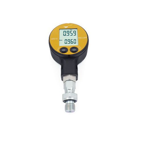 Manômetro com display LCD - LEO2-Ei - KELLER Pressure AG - em aço inoxidável / eletrônico / de segurança intrínseca