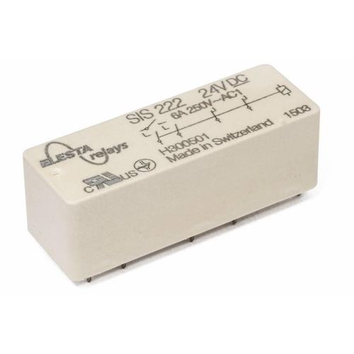 Relé eletromecânico 24 Vcc - SIS222 - ELESTA GmbH - 12 Vcc / 110 Vcc / 48 Vcc