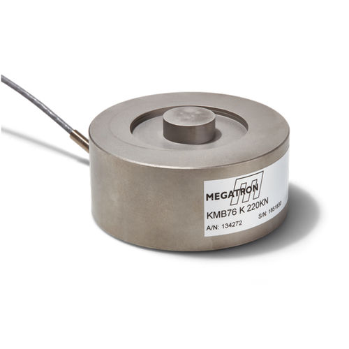 Célula de carga de compressão - KMB76 - MEGATRON Elektronik GmbH & Co. KG - tipo botão / strain gauge / para calibração