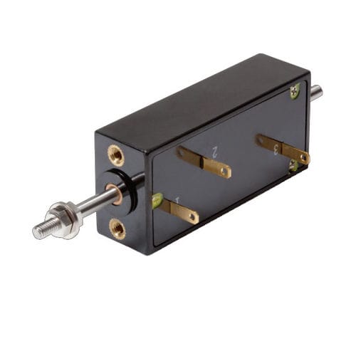 Sensor de posição linear - MM - MEGATRON Elektronik GmbH & Co. KG - com potenciômetro de plástico condutor / analógico / IP40