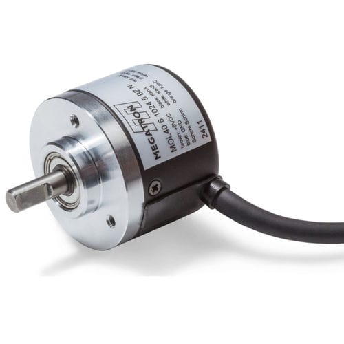 Encoder rotativo incremental - MOL40 - MEGATRON Elektronik GmbH & Co. KG - fotoelétrico / de eixo maciço / IP50
