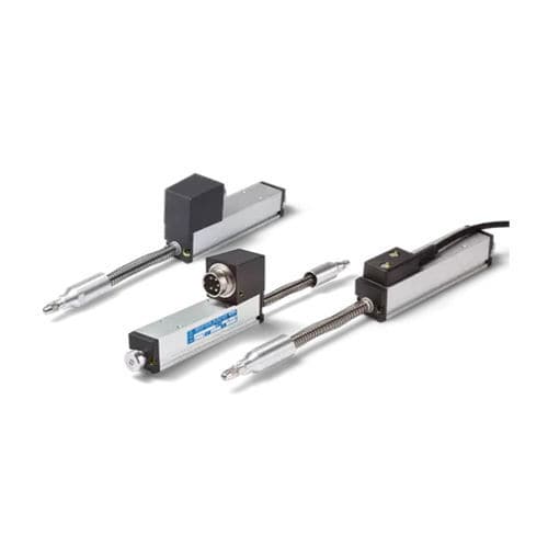 Sensor de deslocamento linear - SPR18 - MEGATRON Elektronik GmbH & Co. KG - com potenciômetro de plástico condutor / com potenciômetro de mola / analógico