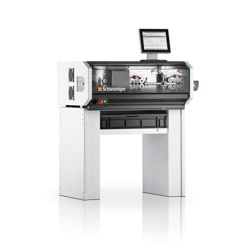 Máquina de corte e decape de cabos - PowerStrip 9580 - Schleuniger - com faca / automática