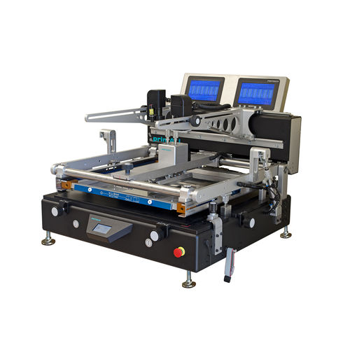 Máquina de serigrafia semiautomática - printALL210 - FRITSCH - de pasta de solda / SMT / flexível
