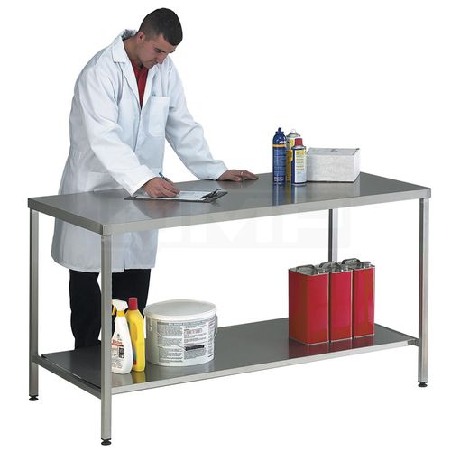 Bancada de trabalho em aço inoxidável - BT841xxx - Quality Metal Products