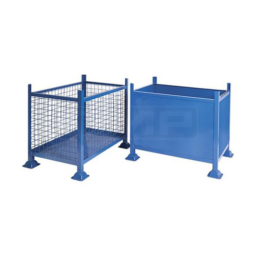 Caixa-palete em aço - PBX91xxxxxBX series - Quality Metal Products - de armazenamento / industrial / empilhável