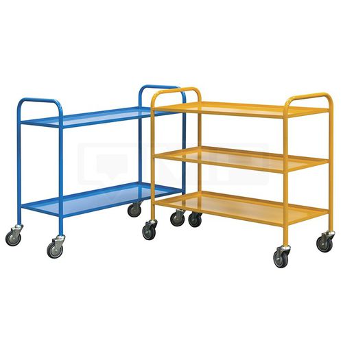 Carrinho de transporte - RTLD9649112, RTLD9649113 - Quality Metal Products - em aço / com prateleiras / industrial