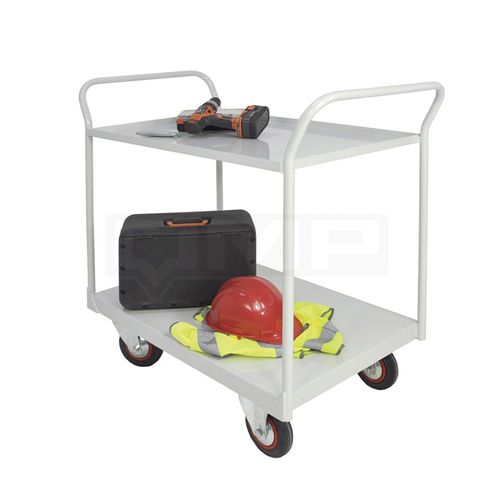 Carrinho de transporte - RTST series - Quality Metal Products - em aço / com prateleiras / multiuso