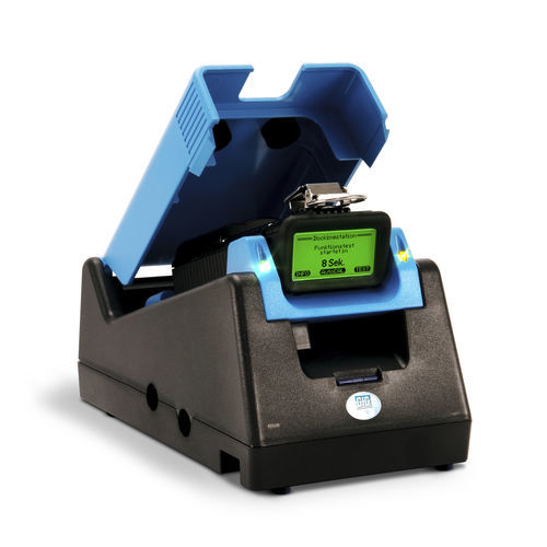 Estação para detetor de gás de armazenamento de dados - DS400/404 - GfG - Gesellschaft für Gerätebau mbH - para teste / para calibração / para recarga
