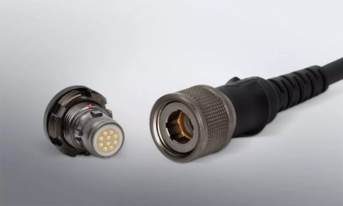 Conector redondo - ODU AMC® Easy-Clean - ODU GmbH & Co. KG - de dados / de alimentação elétrica / tipo Pogo