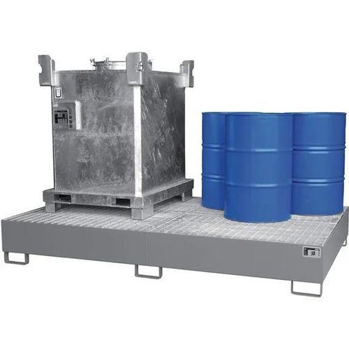 Bacia de contenção para tambores - Bauer - multiusos / em aço / em aço galvanizado