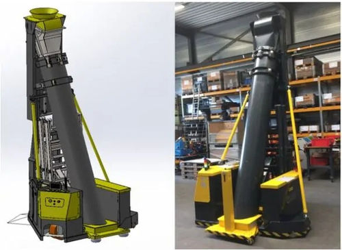 Carrinho de transporte - BULMOR industries - para tubos / comandado por rádio-controle / elétrico