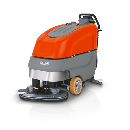 Lavadora automática de piso para operador a pé - Scrubmaster B70 - HAKO - a bateria
