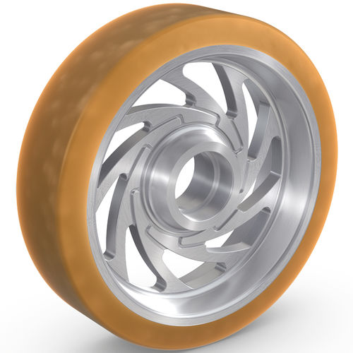 Roda com banda de rodagem - TRACTOSOFT® - RÄDER-VOGEL RÄDER- UND ROLLENFABRIK GMBH & CO. KG - em material compósito / para cargas médias