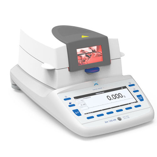 Balança determinadora de umidade de laboratório - EM120-HR - Precisa Gravimetrics AG - de infravermelho / quilograma / com display LCD