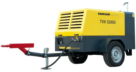 Compressor de parafuso - TVK 5200 D - tamsan compressor - de ar / com motor a diesel / móvel