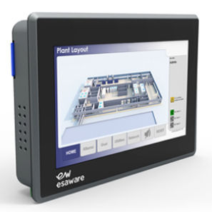 Painel Web com tela sensível ao toque - EW10 series - ESA elettronica - TFT LCD / com tela sensível ao toque capacitiva / 7"