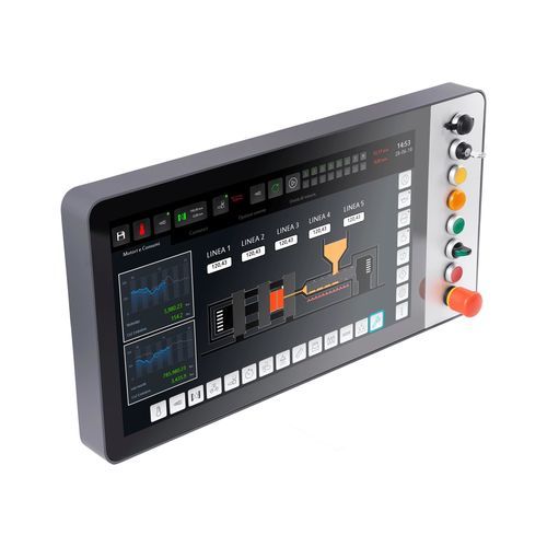 Monitor TFT - ERGO series - ESA elettronica - com tecnologia capacitiva projetada / de tela sensível ao toque multitouch / com tela sensível ao toque capacitiva