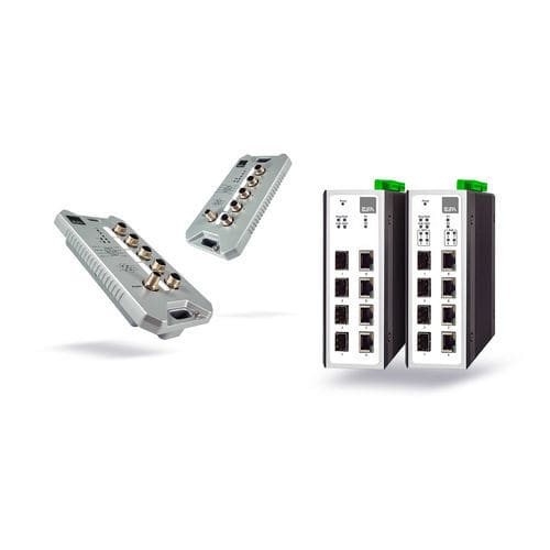 Switch de rede gerenciável - HIDRA series - ESA elettronica - não gerenciável / 5 portas / 8 portas