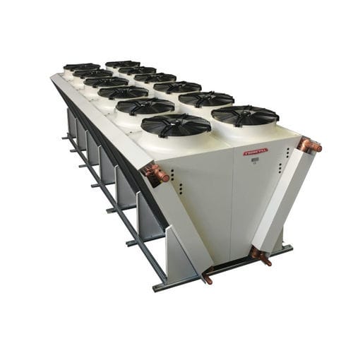 Condensador em V - VC series - FRIMETAL - ventilado / em aço / de processo