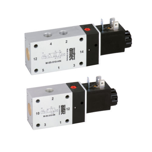 Válvula direcional pneumática de controle elétrico - KM Series  - AIRTEC Pneumatic - spool / de 5/2 vias / de 5/3 vias