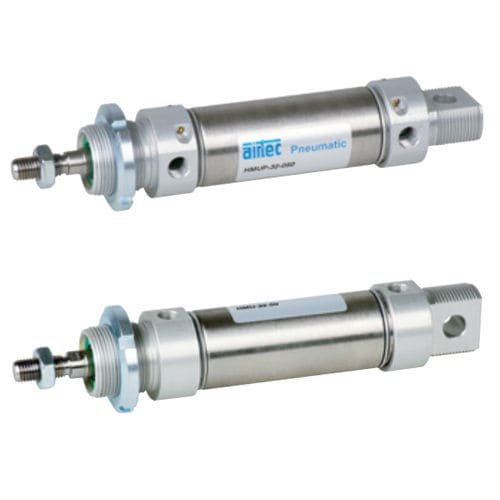 Cilindro pneumático - HMU series - AIRTEC Pneumatic - de pistão magnético / com haste / de dupla ação
