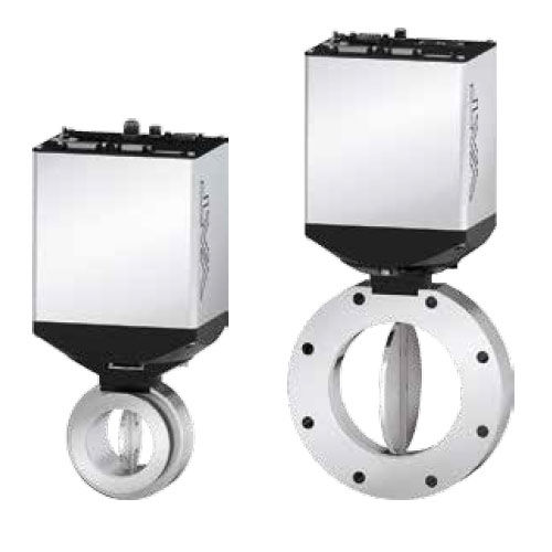 Válvula reguladora de pressão - 612 series - VAT Vakuumventile AG - borboleta / com atuador elétrico / com conexão por flange ISO