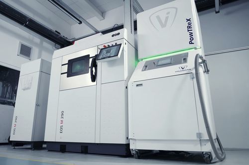 Sistema de recuperação de pó metálico - PowTReX - VOLKMANN - com aspiração / para manufatura aditiva