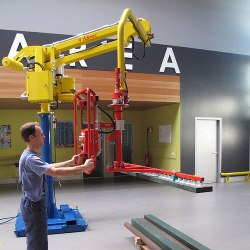 Manipulador pneumático - DALMEC - com ventosas / para madeira / para materiais de construção