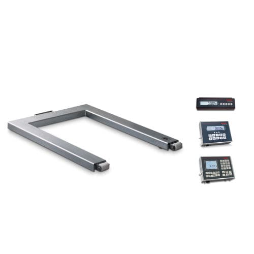 Balança pesa-paletes com display separado - 77 series - Soehnle Industrial Solutions GmbH - em aço inoxidável / móvel