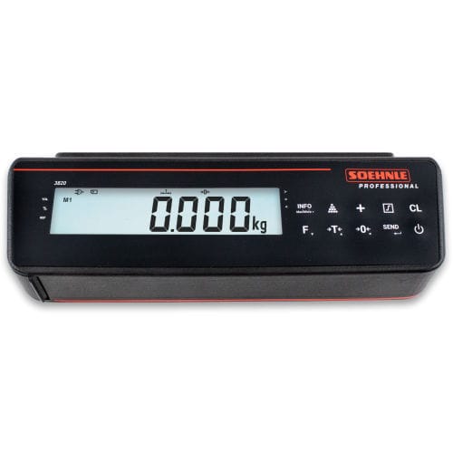 Terminal de pesagem com display LCD - 3820 - Soehnle Industrial Solutions GmbH - de bancada / IP67 / sem fio