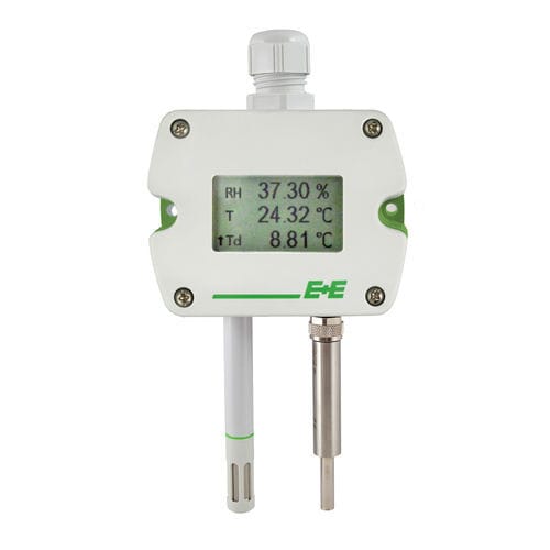 Sensor de umidade e temperatura para ambiente com umidade elevada - EE211 - E+E ELEKTRONIK - relativa / montado sobre tubo / RS-485