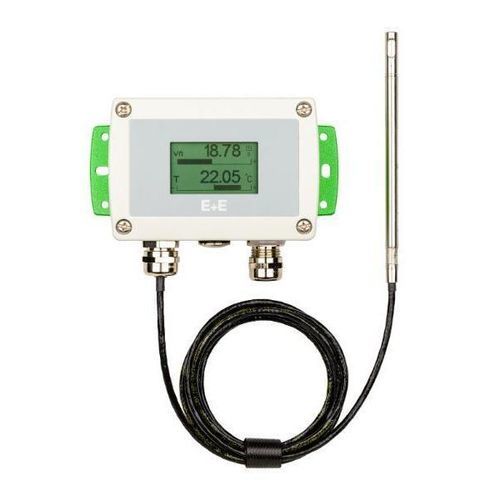 Sensor de velocidade do ar e dos gases de alta precisão - AVS701 - E+E ELEKTRONIK - de filme fino / compacto / para aplicações industriais