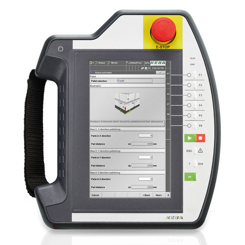 Terminal com tela sensível ao toque resistiva - KeTop T70 - KEBA Group AG - com teclado / móvel / de mão