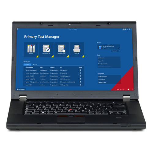 Software de diagnóstico - Primary Test Manager™ - OMICRON electronics - de análise de dados / de gestão de relatórios / para teste