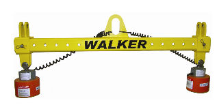 Levantador magnético permanente com acionamento elétrico - EX series - WALKER MAGNETICS - para movimentação / com travessa fixa