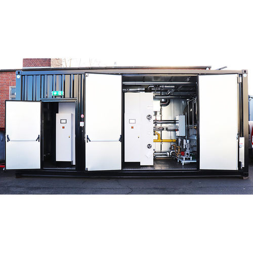 Casa de caldeiras em contêiner - CERTUSS Dampfautomaten GmbH & Co. KG
