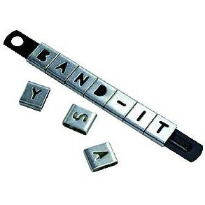 Etiqueta de identificação - AE0 series   - BAND-IT - em aço inoxidável / retangular