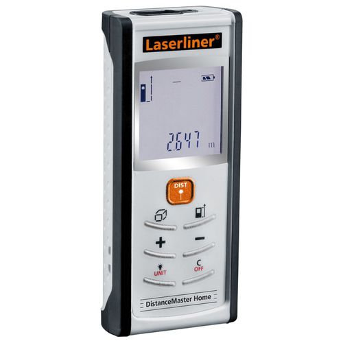 Medidor de distância a laser - DistanceMaster Home - Laserliner - portátil / com cálculo automático de volume