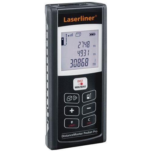 Medidor de distância a laser - DistanceMaster Pocket Pro - Laserliner - portátil / com cálculo automático de volume