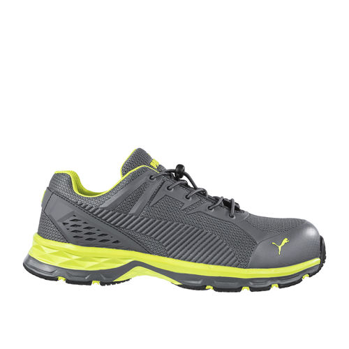 Calçado de segurança para operações de logística e manutenção - FUSE MOTION 2.0 GREEN - PUMA SAFETY SHOES - antiderrapante / resistente à perfuração / resistente ao calor